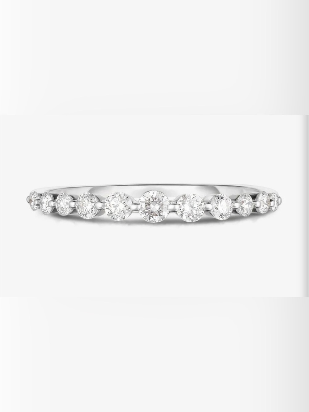 Ring Concierge White Gold Diamond Bead-Set Band